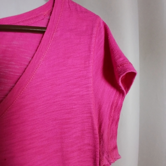 #465 Pink V-Neck Aeropostale Shirt - Picture 4 of 15